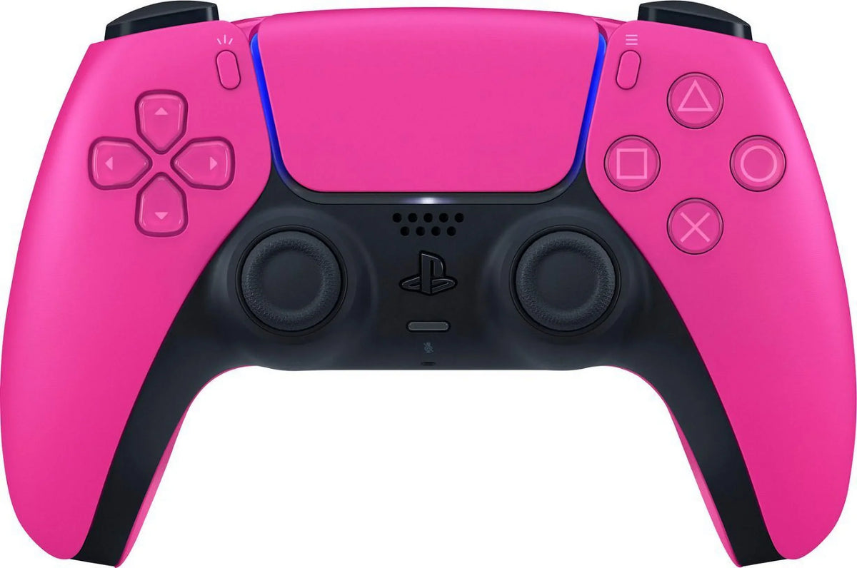 PlayStation 5, PS5 DualSense Wireless Controller - Nova Pink Bundle With 6Ave Microfiber Cleaning Cloth
