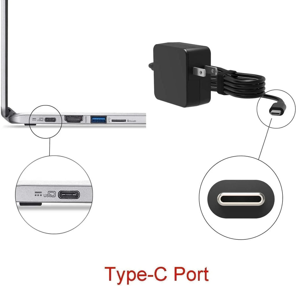 Guy-Tech Charger Compatible for Dell Latitude 7390 Power Supply
