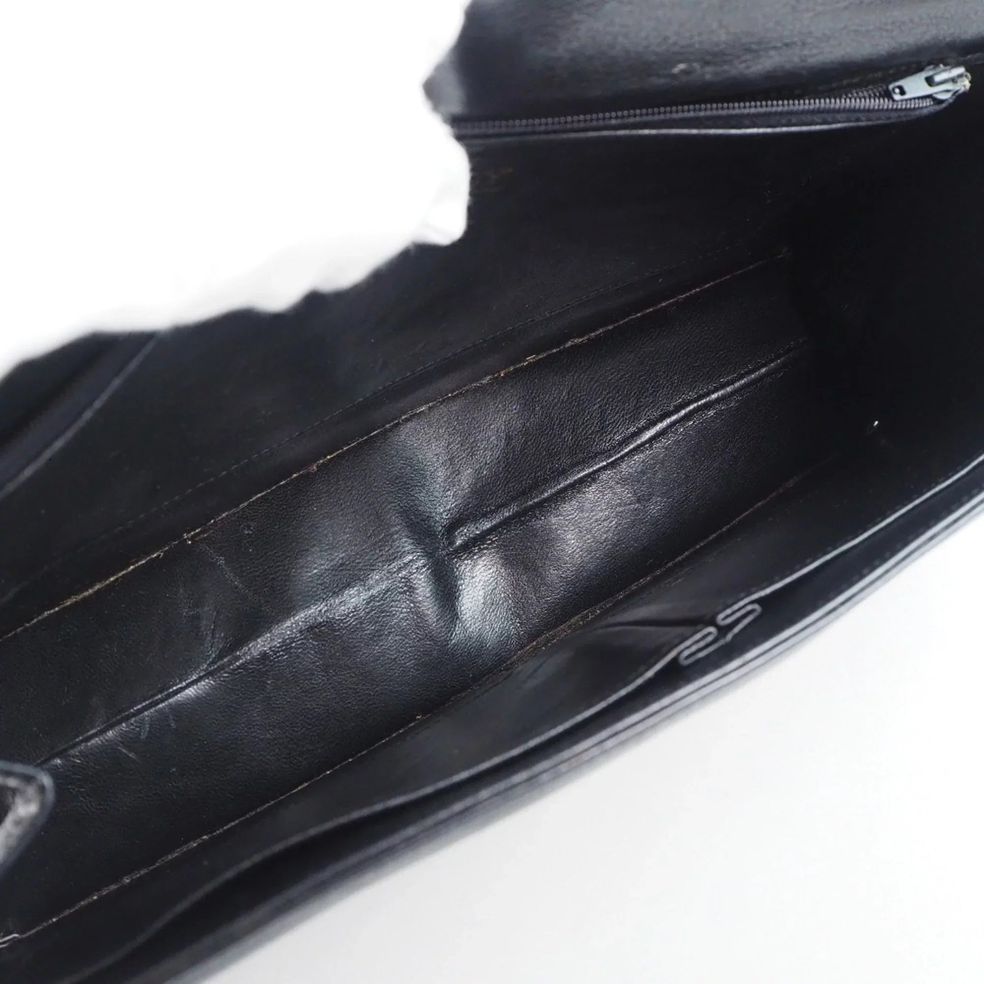 Pre-Owned Bally Barry Chain Shoulder Leather Black Women's Bag (Fair)