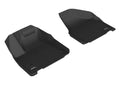 3D MAXpider KAGU Floor Mat (BLACK) compatible with CHRYSLER PACIFICA/VOYAGER 2017-2024 - Front Row