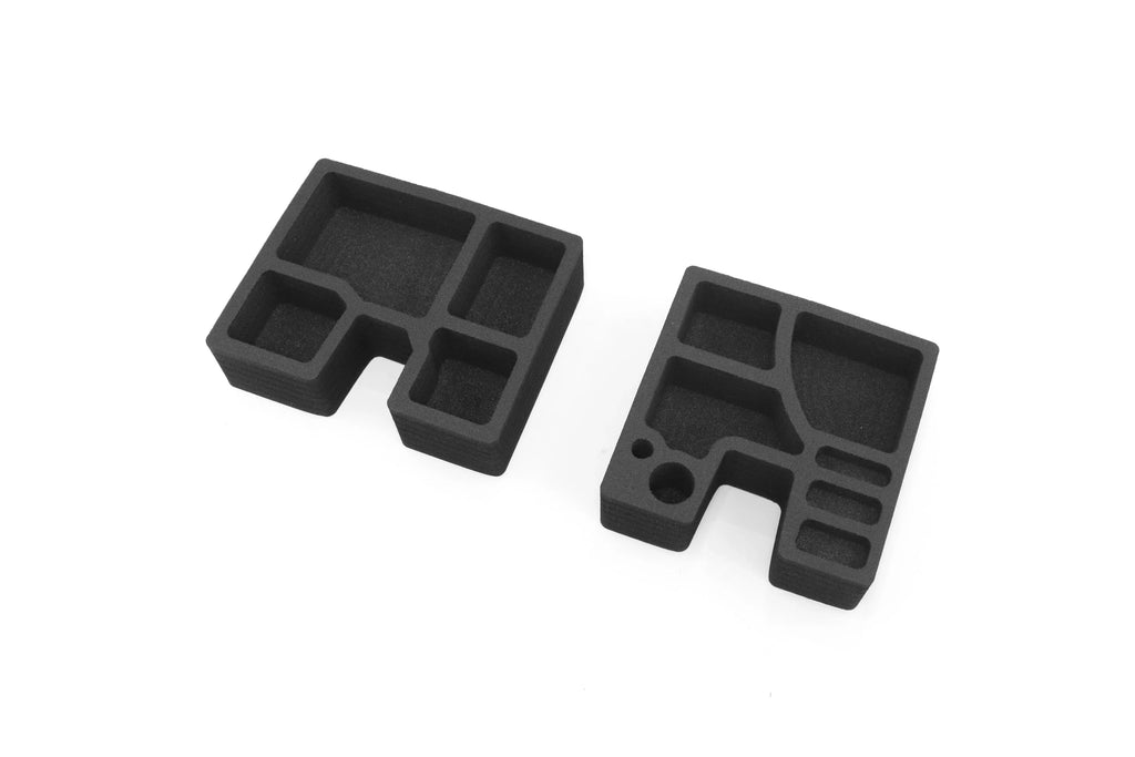 Red Hound Auto Center Console Organizer 2 Piece Set Vehicle Organizational System Inserts Compatible with Toyota Tacoma 2016-2020 Black Anti-Rattle