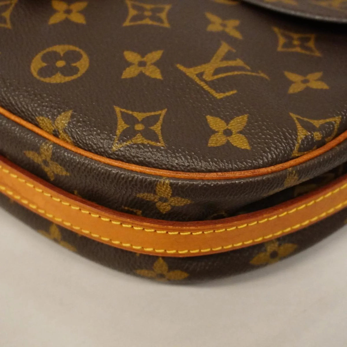 Pre-Owned Louis Vuitton Shoulder Bag Monogram Jeune Fille MM M51226 Brown Ladies (Good)