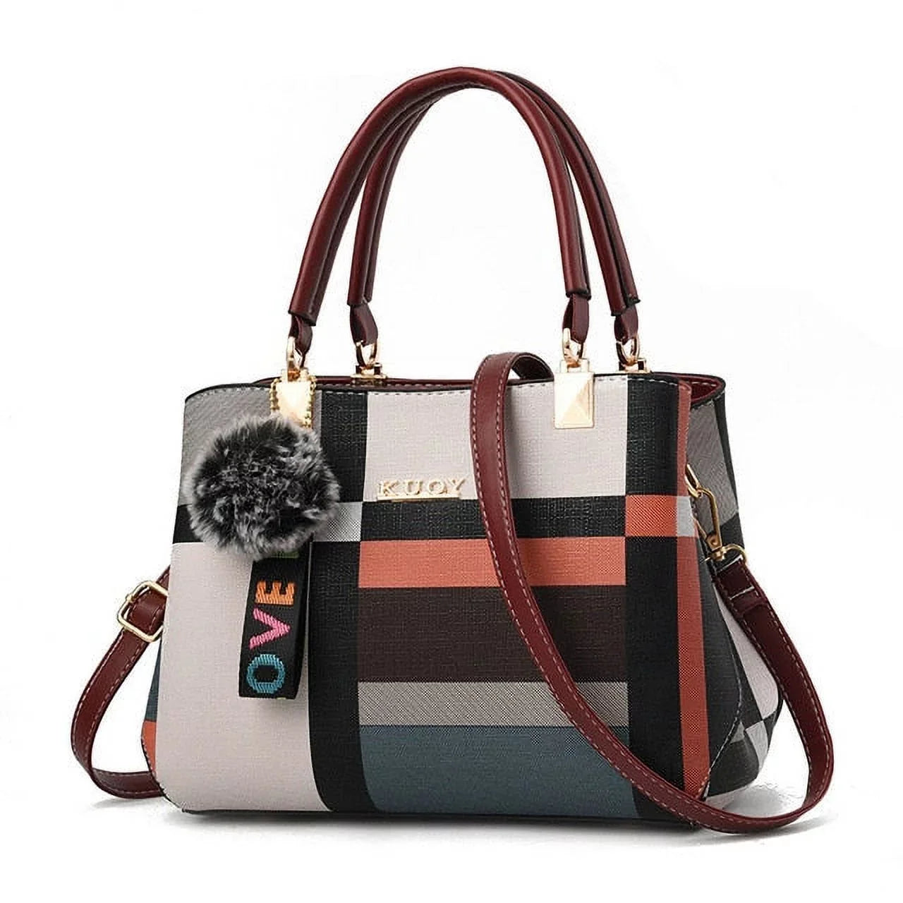 Women New Luxury Handbag  Stitching Wild Messenger Bags Designer Brand Plaid Shoulder Bag Ladies Totes