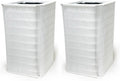 Nispira Collapsible True HEPA Particle Activated Charcoal Filter Replacement Compatible with Blueair Blue Pure 121 Large Air Purifier 620 SQ.FT | Remove Smoke VOCs | 2 Pack