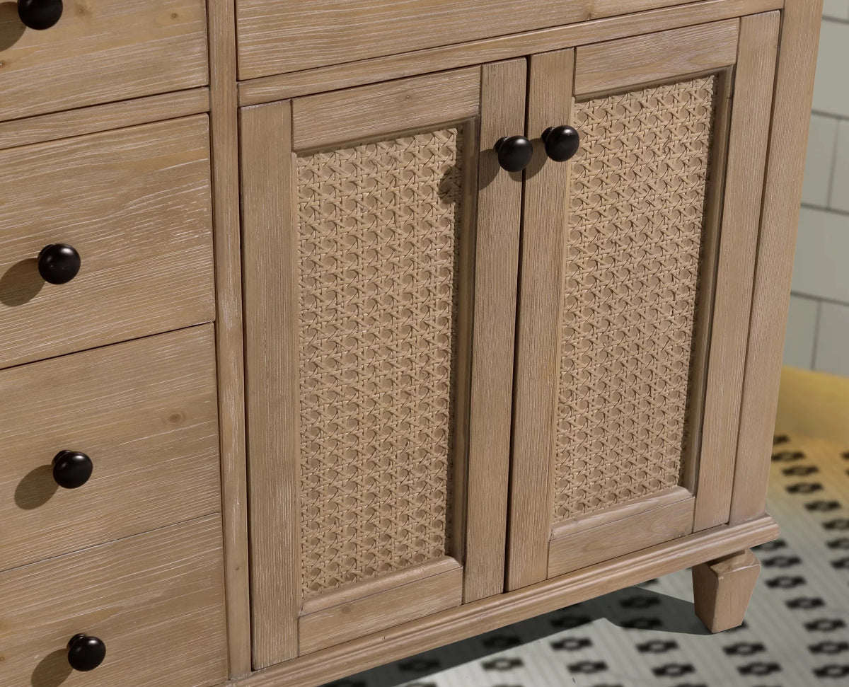 Annie 55 Bathroom Vanity Weathered Fir