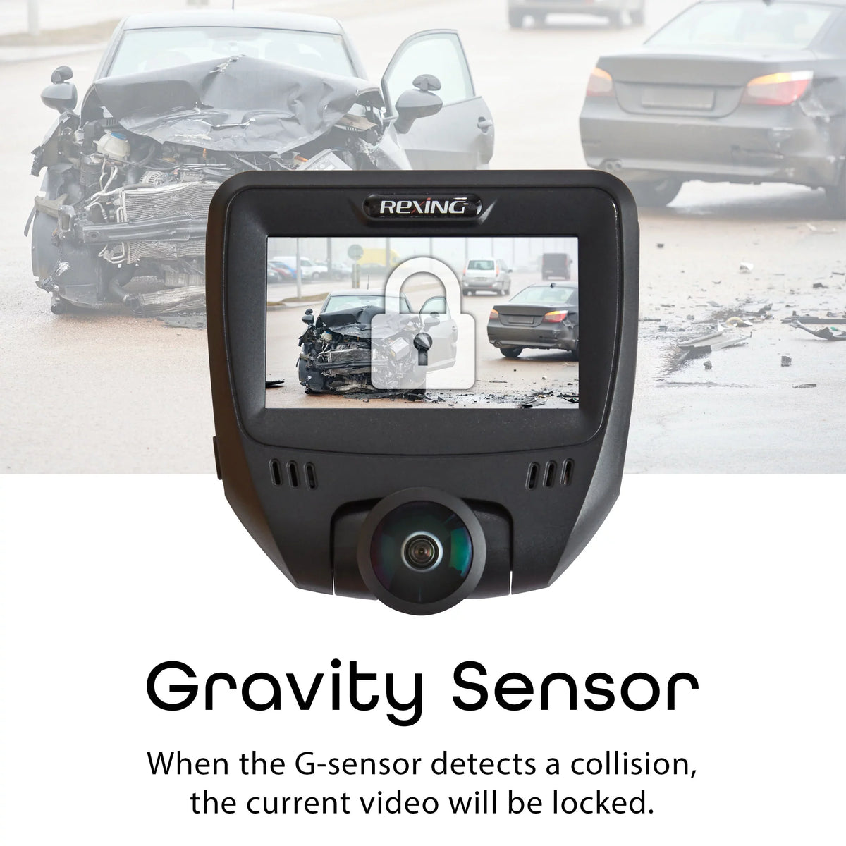 Rexing V360 Front and Rear 360 Degree Dash Cam