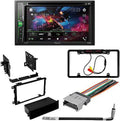 KIT4862 Bundle for 2004-2012 GMC Canyon W/ Pioneer AVH-241EX Double DIN Car Stereo with Bluetooth/Backup Camera/Installation Kit/in-Dash DVD/CD AM/FM 6.2" Touchscreen Digital Media Receiver