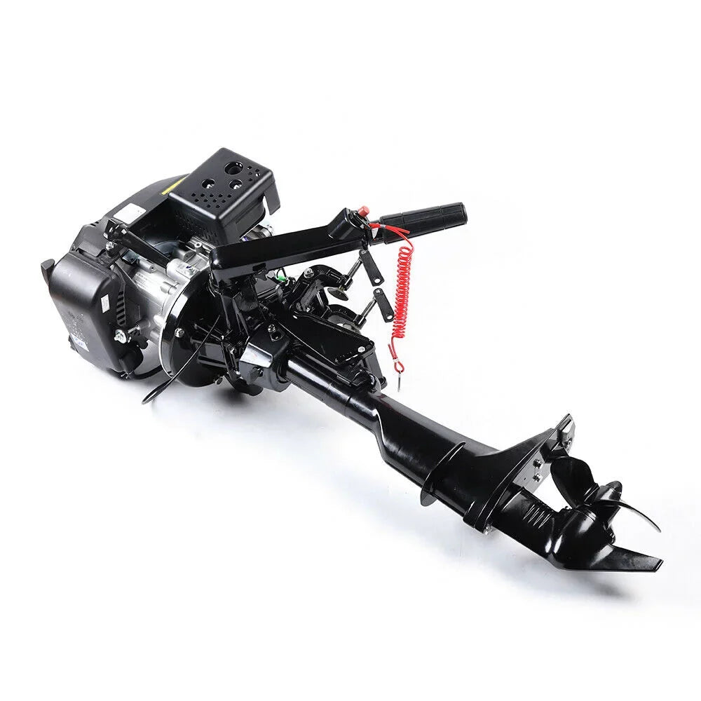 Miumaeov 6HP 4 Stroke Outboard Motor Boat Engine Air Cooling System Fishing Boat Motor