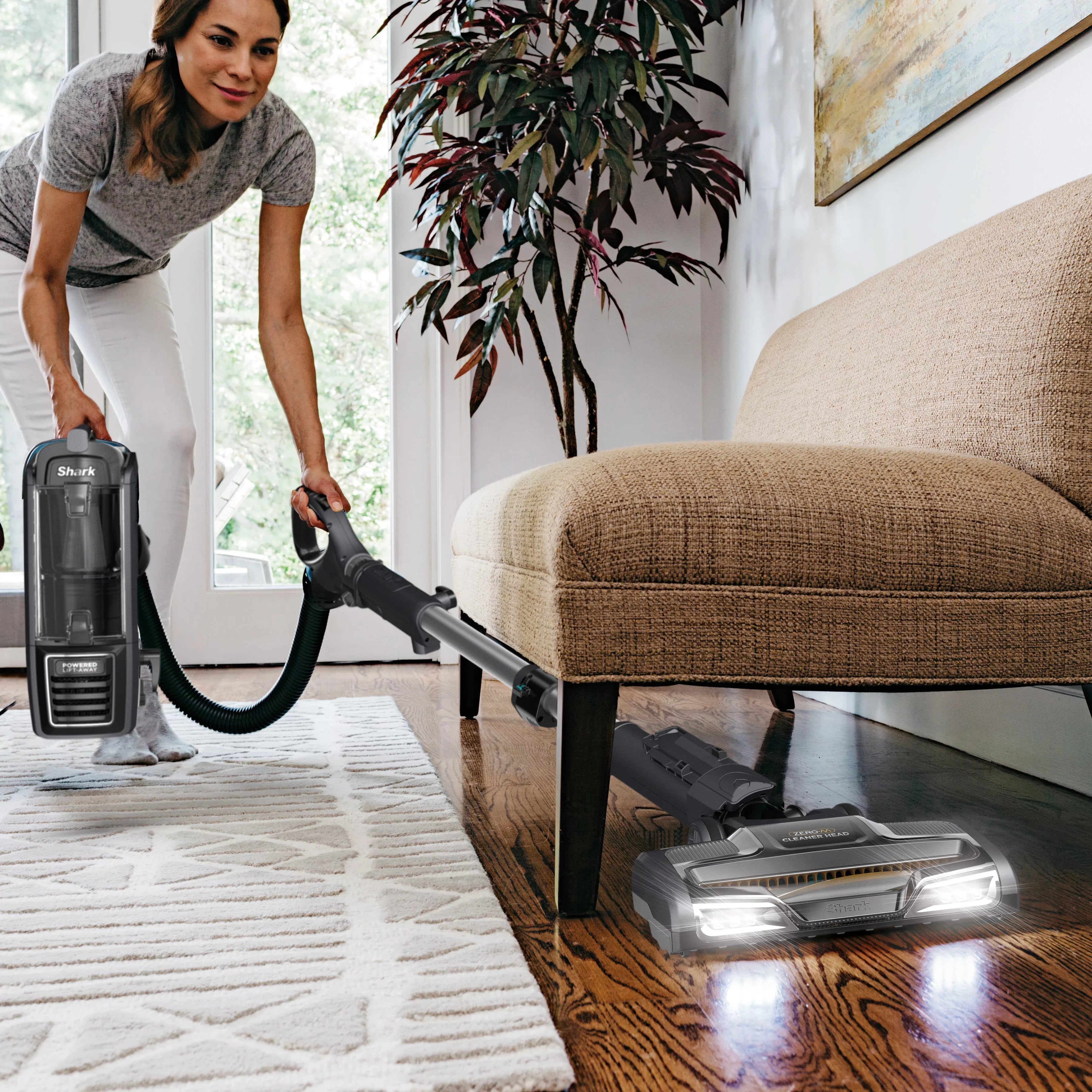 Shark Rotator Powered Lift-Away Speed with Self-Cleaning Brushroll Upright Vacuum, ZU621