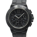 Pre-Owned BVLGARI Diagono Magnesium Chrono Wrist Watch watch Wrist Watch DG42SMCCH Mechanical Automatic Black  Rubber belt mag DG42SMCCH (Good)