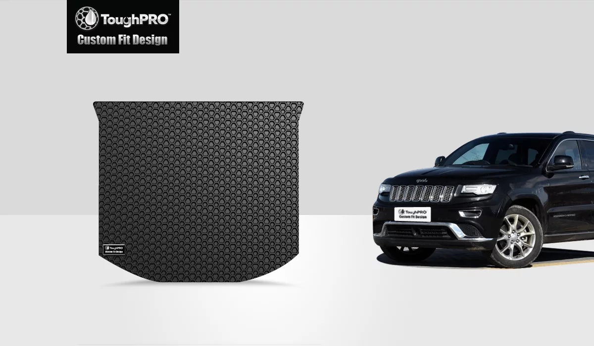 ToughPRO - Cargo Mat Compatible with JEEP Grand Cherokee - All Weather Heavy Duty (Made in USA) - Black Rubber - 2016