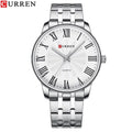 Fashion Brand Quartz Watch Luxury Stainless Steel Men's Watches Simple Dial Quartz Movement Clock CURREN Wristwatch For Man