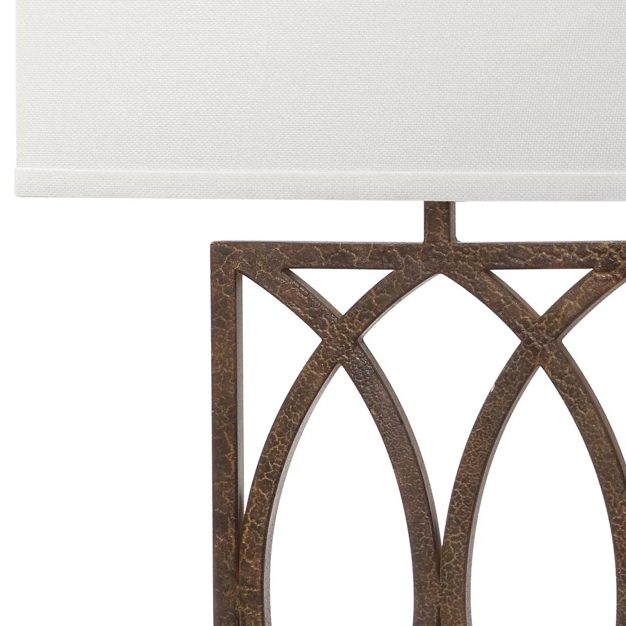 Safavieh Jago 29.5 in. H Interlocking Arcs Table Lamp, Set of 2