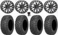 System 3 SB-4 14" Wheels Bk (6+1) 30" Trail Saw 2.0 Tires Can-Am Commander Maverick Renegade Outlander Defender