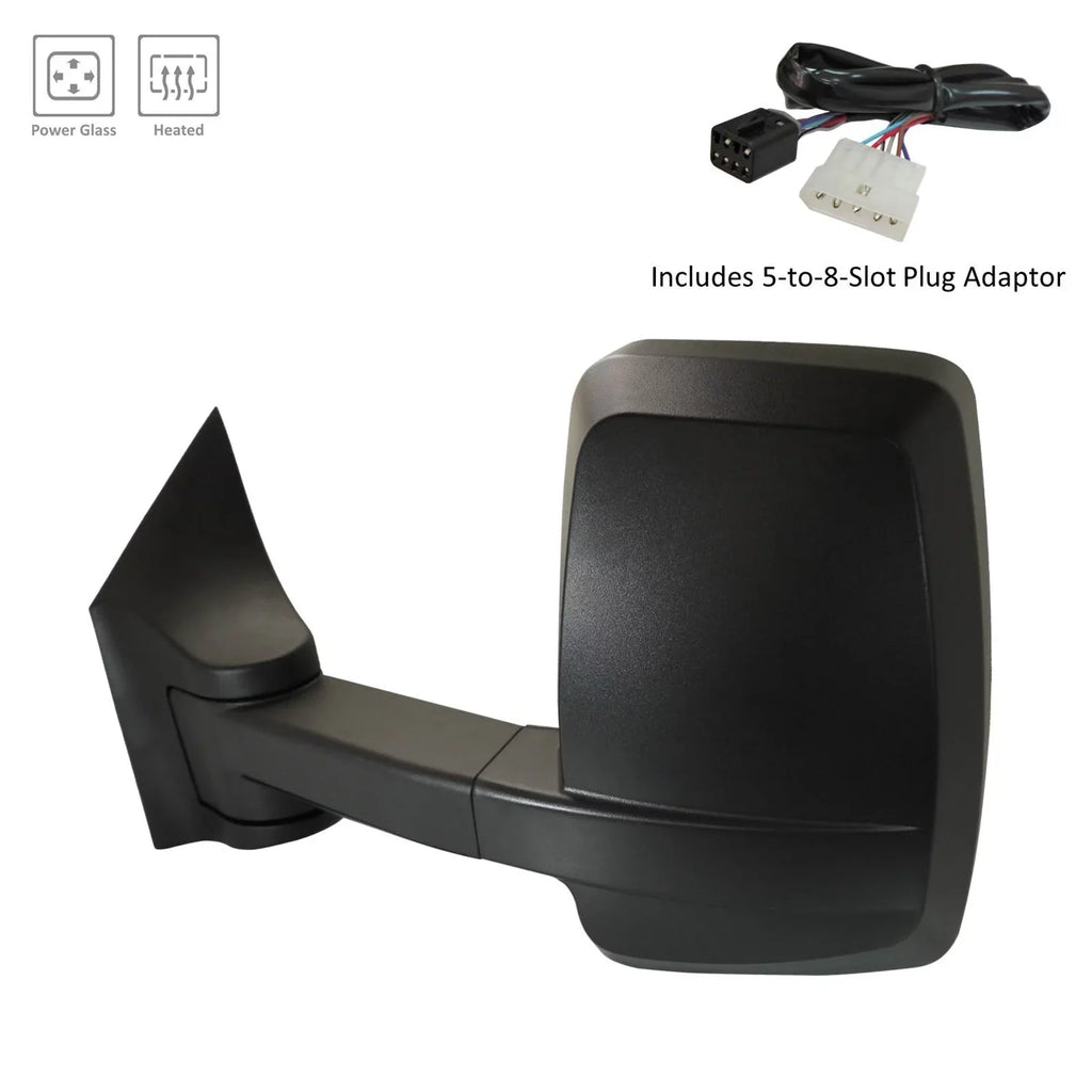 KAI New Standard Replacement Driver Side Door Mirror, Fits 2003-2020 Chevrolet Express Van