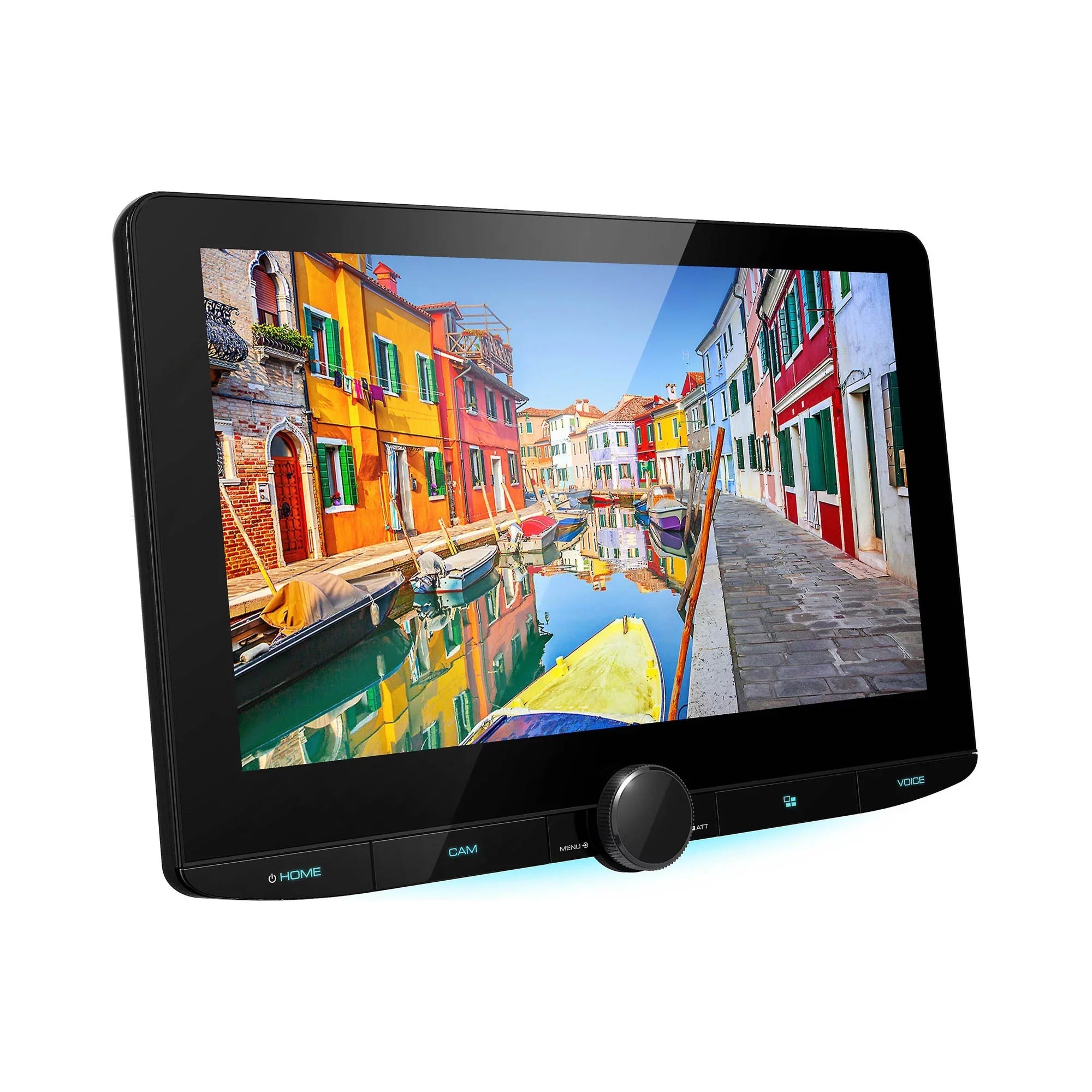 Kenwood DMX1037S 10.1" Floating Panel Digital MultiMedia Receiver with CMOS-320LP Multi-Angle Rear View Camera with License Plate Mounting