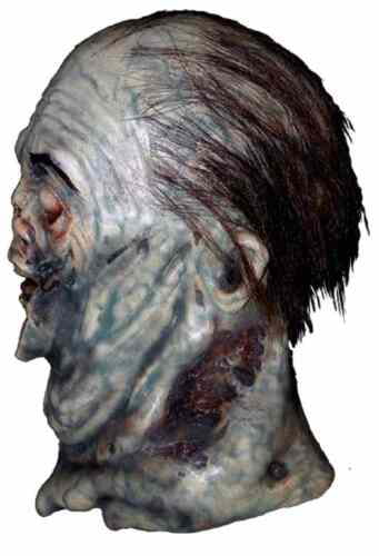Licensed AMC Walking Dead Mush Walker Full Head Mask, Grey, One-Size