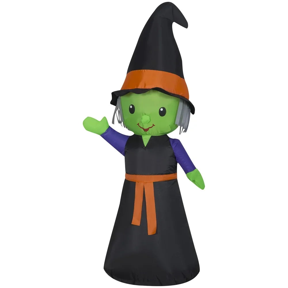 Airblown Inflatables 4FT Tall Halloween Inflatable Cute Witch
