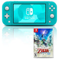 Nintendo Switch Lite Turquoise Console Bundle with Legend of Zelda Skyward Sword HD