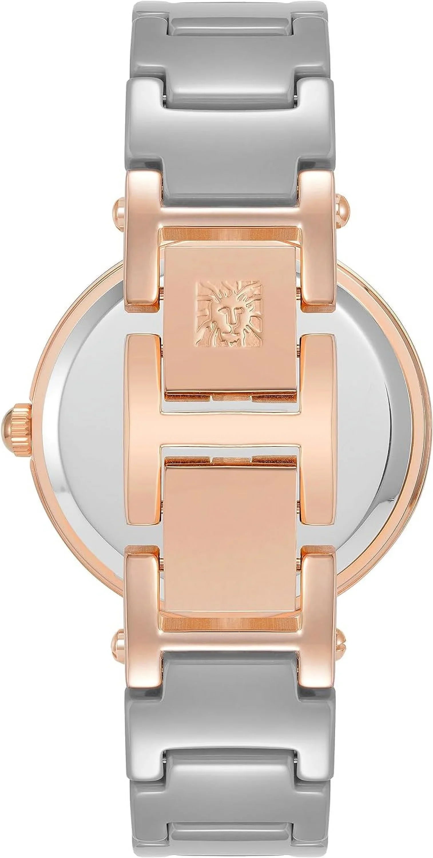Anne Klein Women's Genuine Diamond Dial Ceramic Bracelet Watch