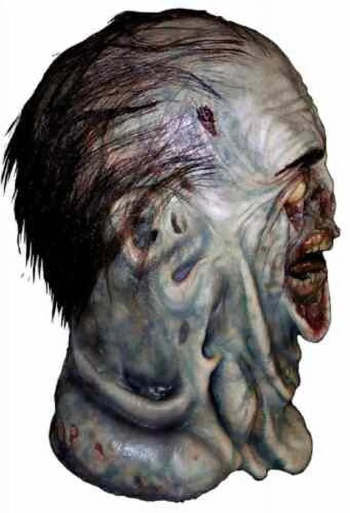 Licensed AMC Walking Dead Mush Walker Full Head Mask, Grey, One-Size