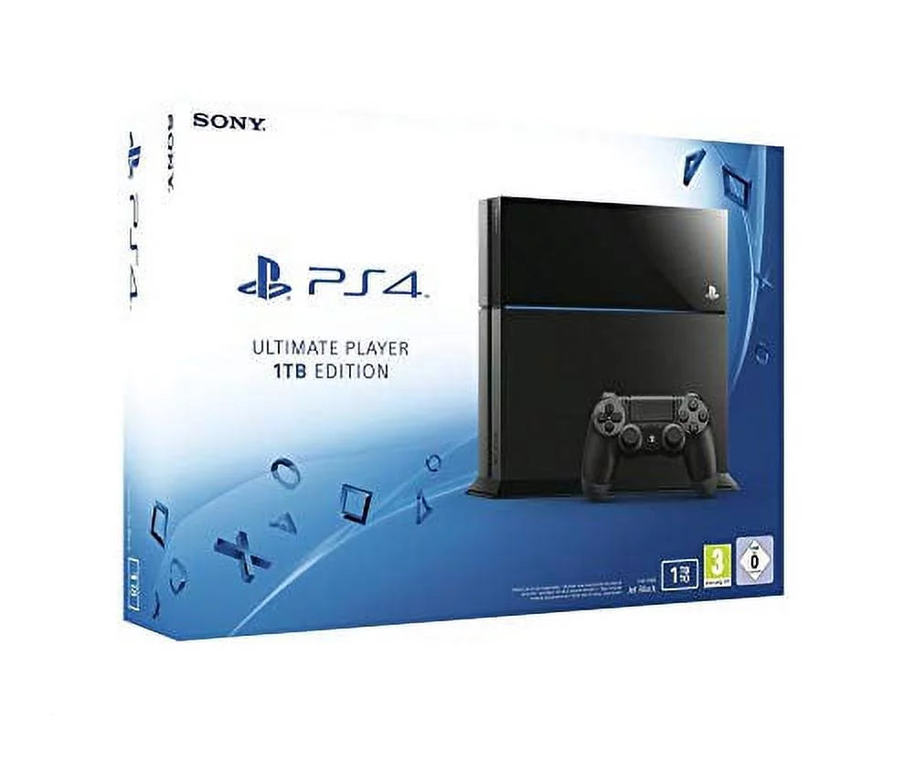 Restored Walmart Premium Sony Playstation PS4 500GB Black Console (Refurbished)