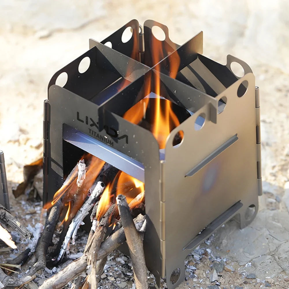Lixada Outdoor furnace,Wood Stove Portable Stove Wood Stove Pocket Stove Pocket StoveTubbek Huiop Buzhi Picnic.