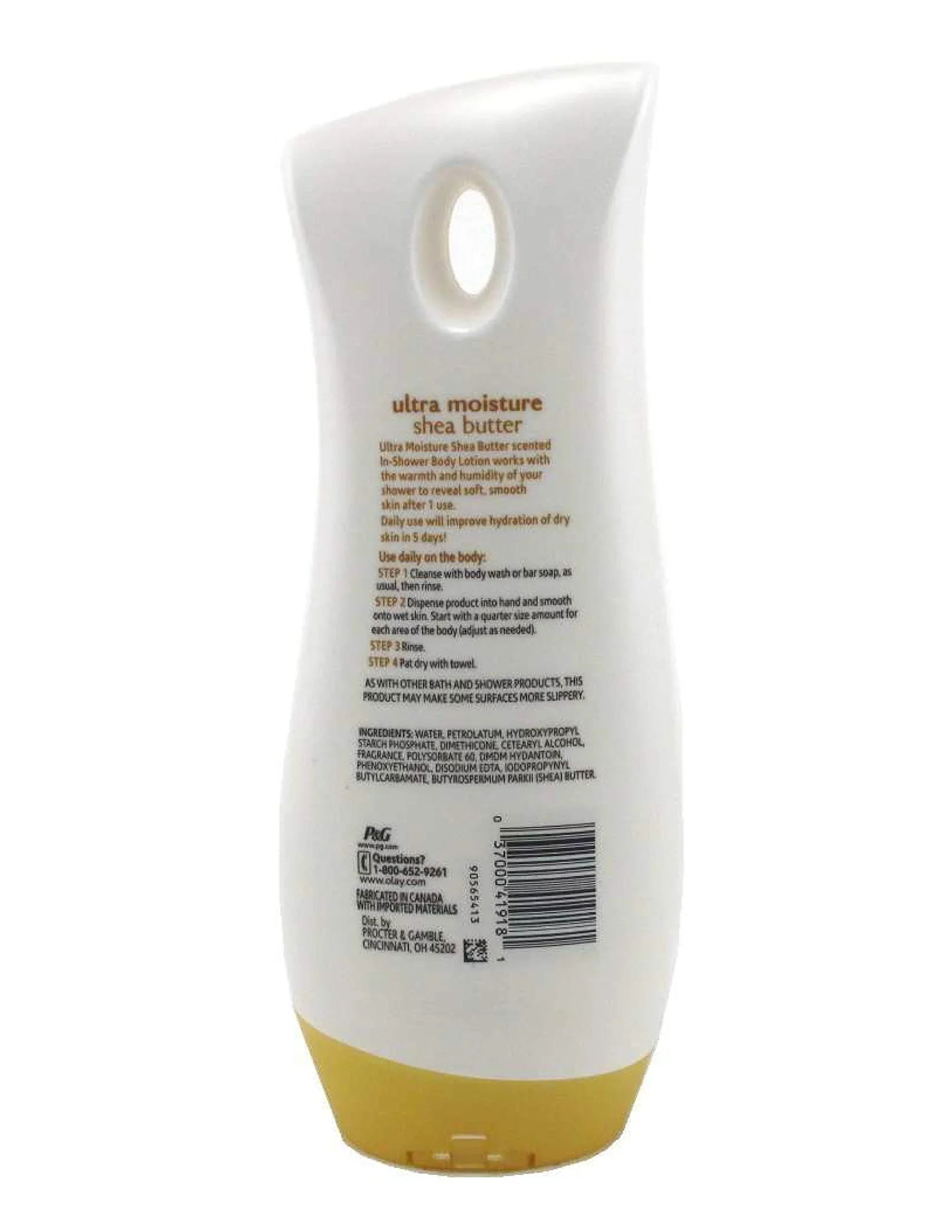 Olay Ultra Moisture In-Shower Lotion With Shea Butter 15.2 Ounce (449Ml) (6 Pack)