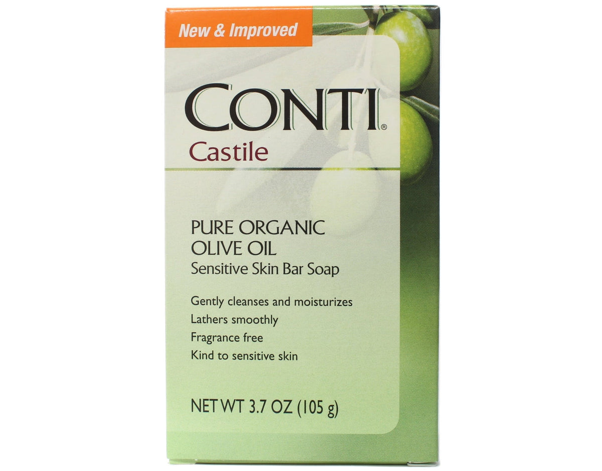 3 Pack - Conti Castile Olive Oil Soap 3.7oz Each
