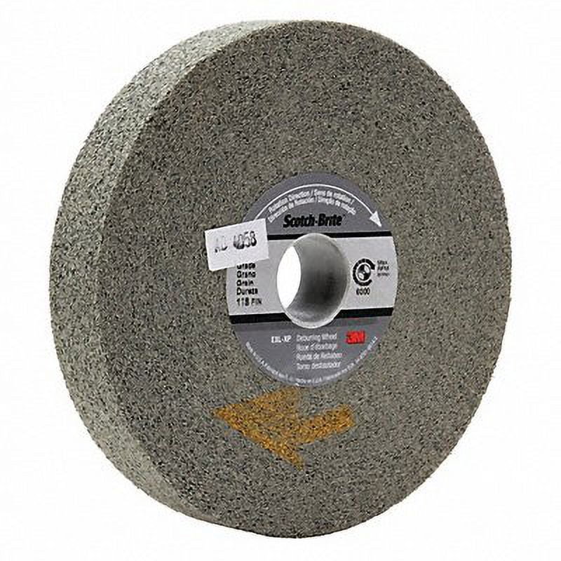 Scotch-Brite Convolute Wheel, 6 in Dia, 1 in W  7000046242