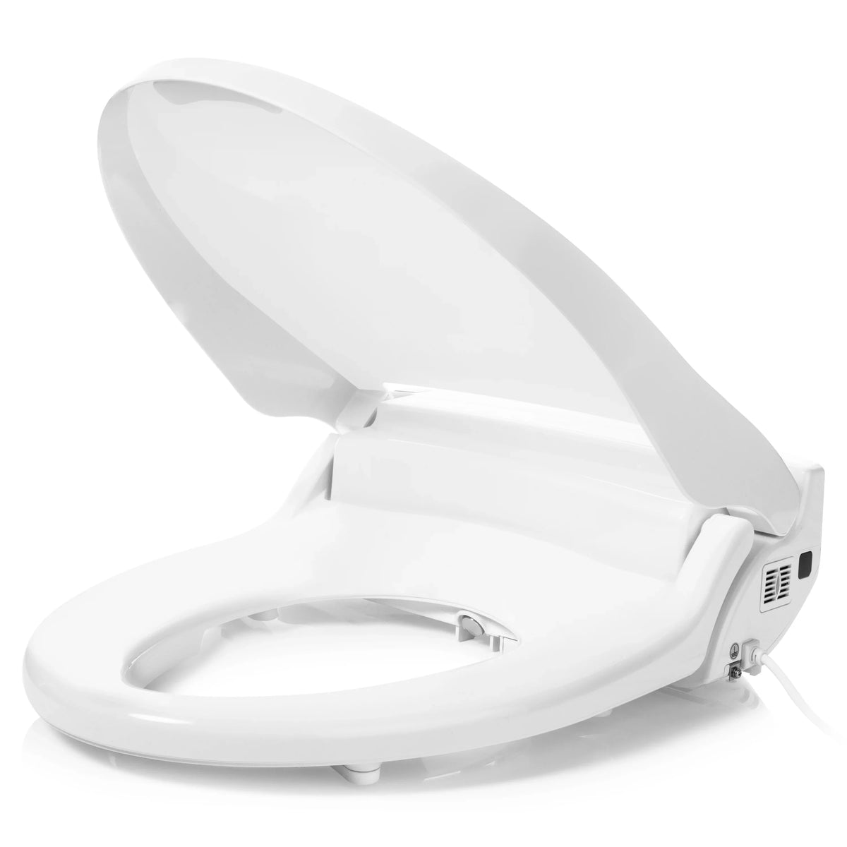 Brondell Swash DR802 Advanced Bidet Toilet Seat with Remote Control, Elongated White