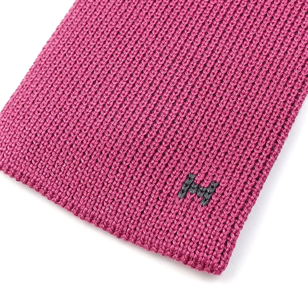 Pre-Owned Hermes Necktie Men's Square End Silk Pink Gray Navy Reversible 042017 (Good)