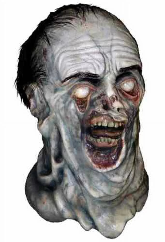 Licensed AMC Walking Dead Mush Walker Full Head Mask, Grey, One-Size