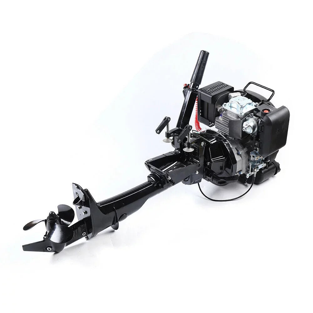 Miumaeov 6HP 4 Stroke Outboard Motor Boat Engine Air Cooling System Fishing Boat Motor
