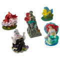 Penn-Plax Little Mermaid 5-Piece Mini Resin Ornaments for Aquariums
