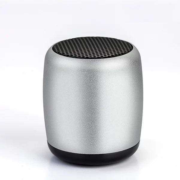 Mini Wireless Speaker for Moto G Power (2022) Phone - Remote Shutter with Microphone Audio Multimedia Rechargeable Silver G5A Compatible With Motorola Moto G Power (2022)