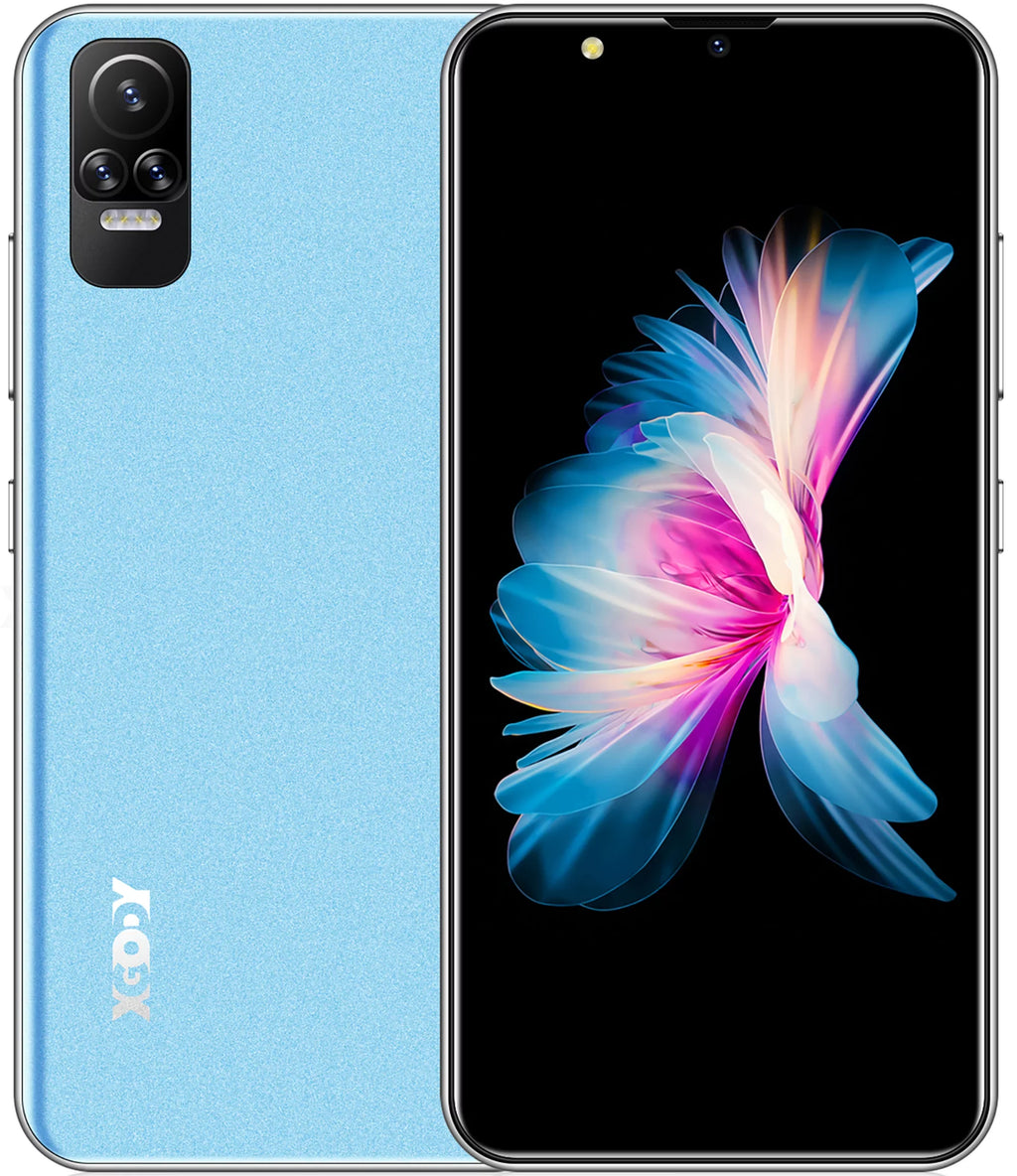 Refurbished Xgody XGODY-V40 Cell Phones V40 6.1 Inch 4G Smartphones Android 10.0 OS Face ing Blue 2 GB 5 (MP) Megapixels