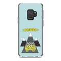 DistinctInk Clear Shockproof Hybrid Case for Samsung Galaxy S9 (5.8" Screen) - TPU Bumper, Acrylic Back, Tempered Glass Screen Protector - Your Faith Can Move Mountains