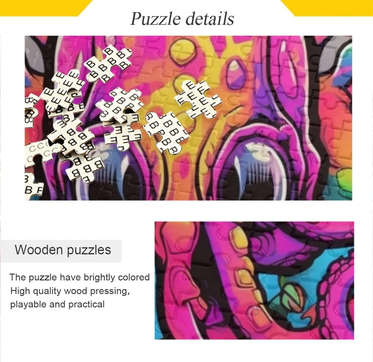 Big Eyes Octopus Jigsaw Puzzle 1000 Pieces, Zigsaw with Storage Bag and Reference Picture Easy to Solve