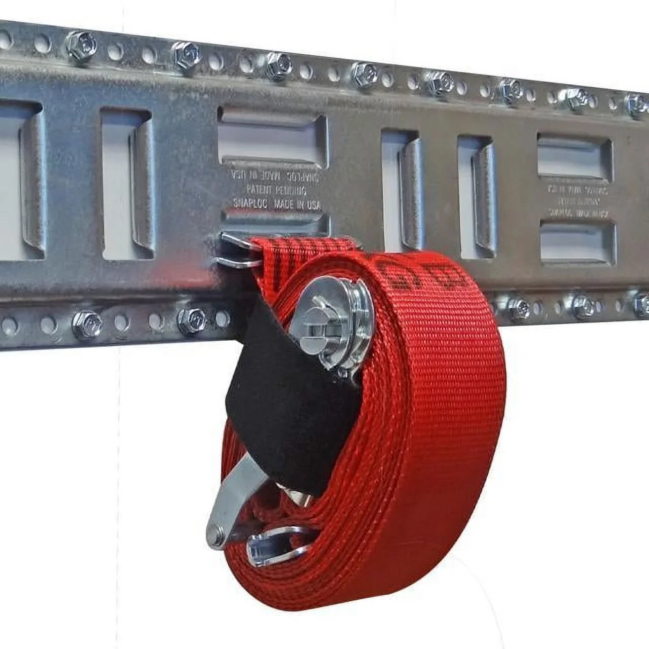 SNAP-LOC Fast-Track E-Track 8 Inch 4-Pack USA Galvanized Steel Horizontal Vertical, Logistic Tie-Down for Pickups, Trucks, Trailers
