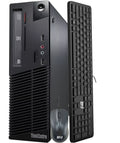 Restored Lenovo Small Form Computer Desktop PC, Intel Core i5 3.10 GHz, 16GB Ram, 120GB SSD, 1TB Hard Drive, BTO Wifi (Refurbished)