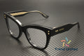 GUCCI GG1082O 001 Cat Eye Acetate Black Demo Lens 50 mm Women's Eyeglasses