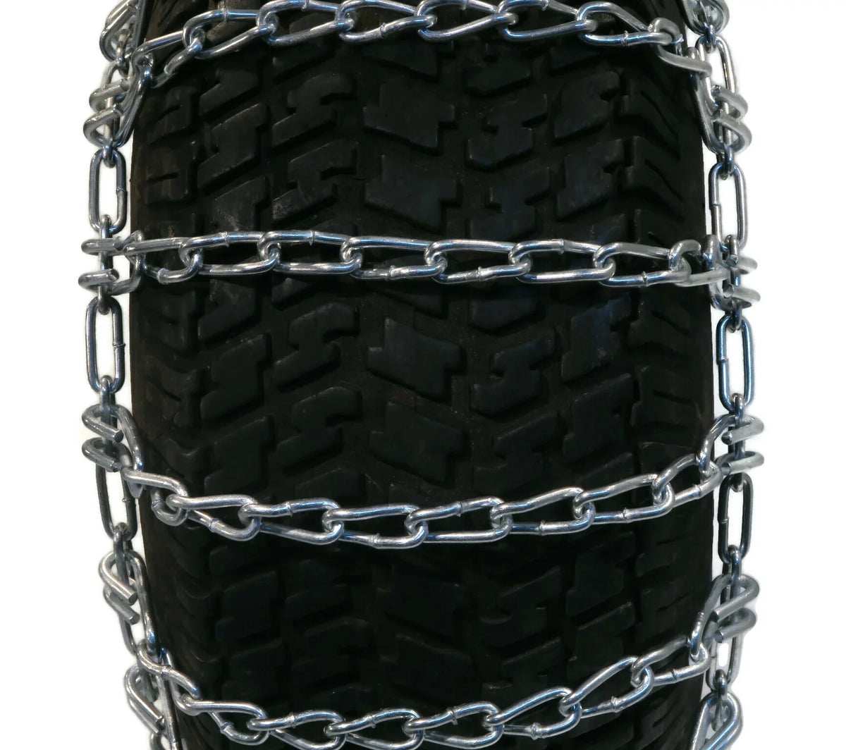 The ROP Shop | 2 Link Tire Chains & Tensioners for Kawasaki Brute Force ATV With 19x9.5x8 Tires