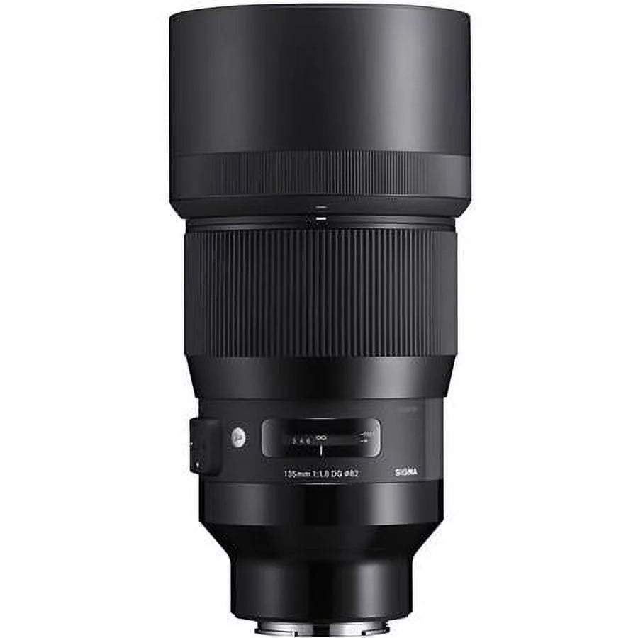 135mm f/1.8 DG HSM ART Lens for Sony E, Black, Bundle with ProOptic 82mm Filter Kit, Flex Lens Shade, Cleaning Kit, Lens Wrap, Lens Cap Tether, PC Software Kit