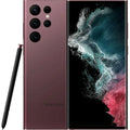Restored Samsung Galaxy S22 Ultra S908U1 128GB UNLOCKED Burgundy (Refurbished)