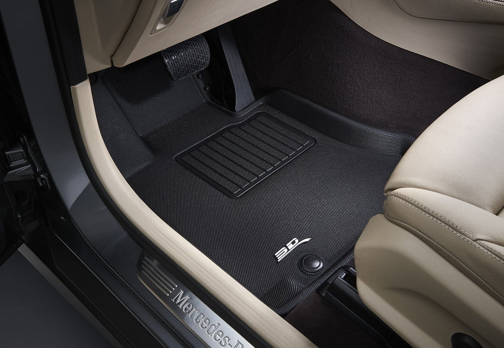 3D MAXpider KAGU Floor Mat (BLACK) compatible with CHRYSLER PACIFICA/VOYAGER 2017-2024 - Front Row