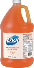Dial Corporation Liquid Soap Refill, Antibacterial, 1 Gallon, 4/CT Orig Gold