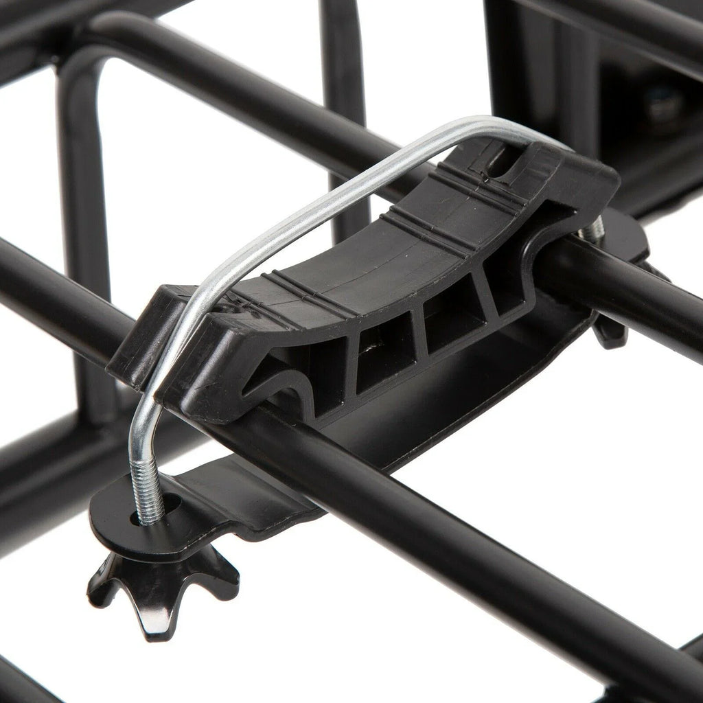 Teledu 64'' Universal Roof Rack w/Extension Cargo SUV Top Luggage Carrier Basket Holder