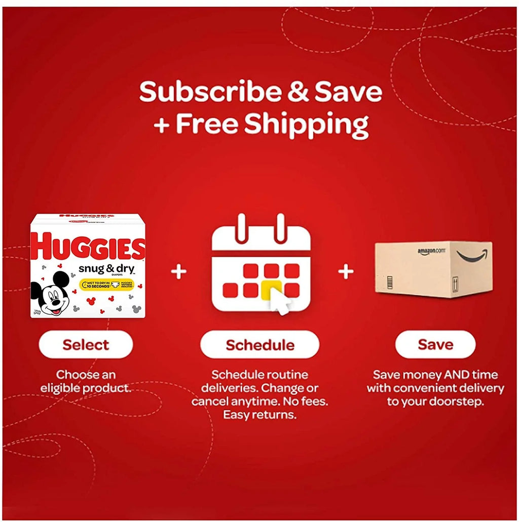 HUGGIES Snug and Dry Baby Diapers Big Pack, Size 3 88 Count