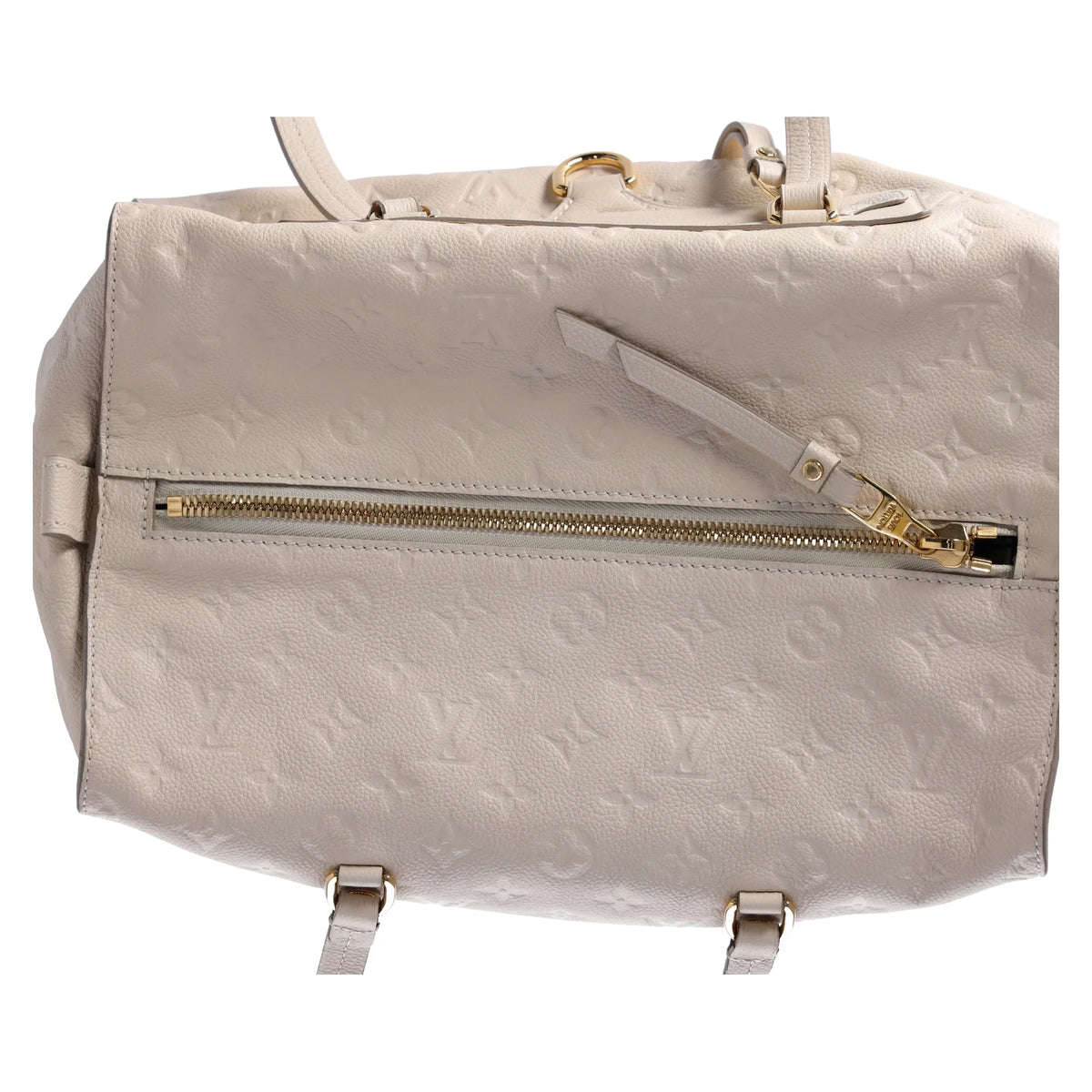 Louis Vuitton Inspiree M93416 Beige Monogram Empreinte Leather Shoulder Bag Tote